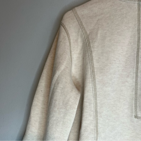 Tommy Bahama 1/4 Zip Pullover Sweatshirt Sz M Beige  Casual Outdoor Loungewear - Picture 6 of 11
